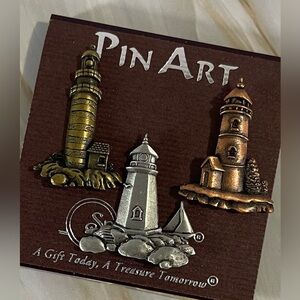 NEW 3 Piece Lighthouse Tac Pins